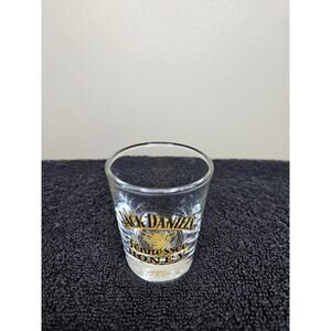 Jack Daniels Tennessee Honey Whiskey Shot Glass Yellow Bee